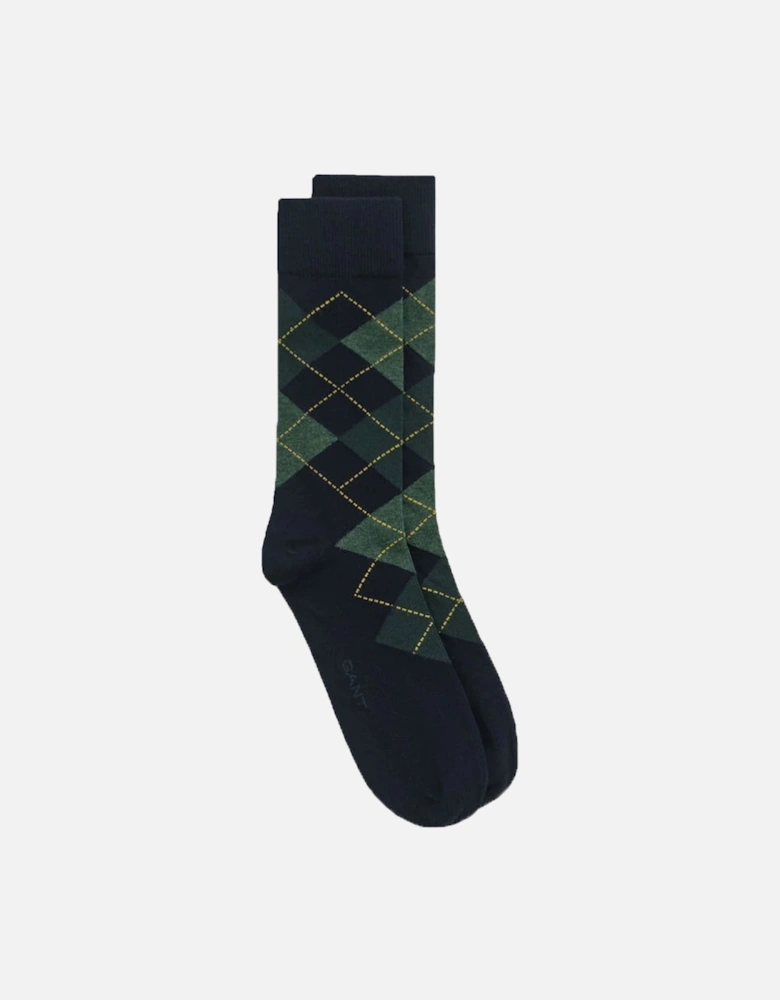 3-Pack Argyle & Stripe Socks Marine