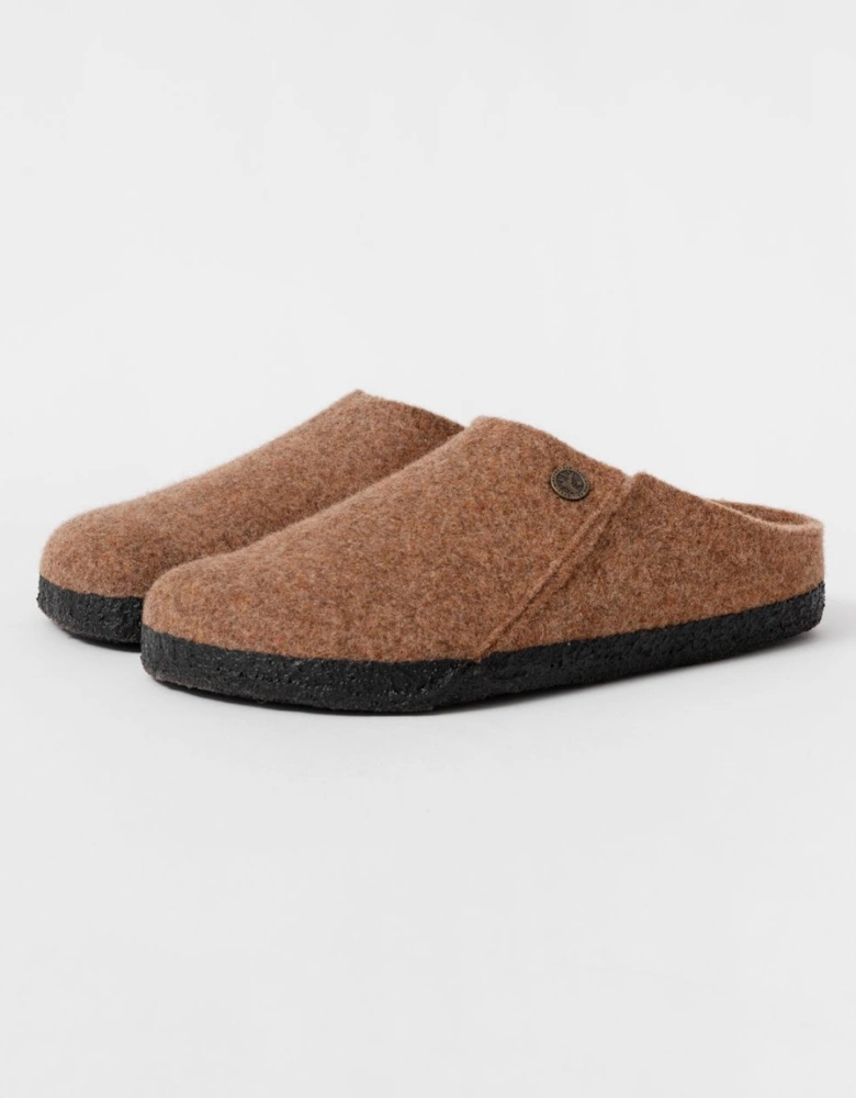 Birkenstock Zermatt Rivet Wool Felt Unisex Clogs - Toffee Melange