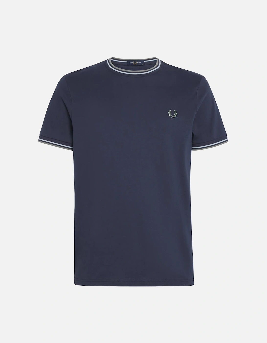 Twin Tipped T-Shirt Dark Airforce/Lilac/Bayleaf, 5 of 4