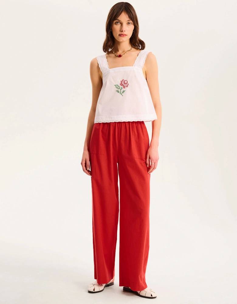 Elinda Top in White