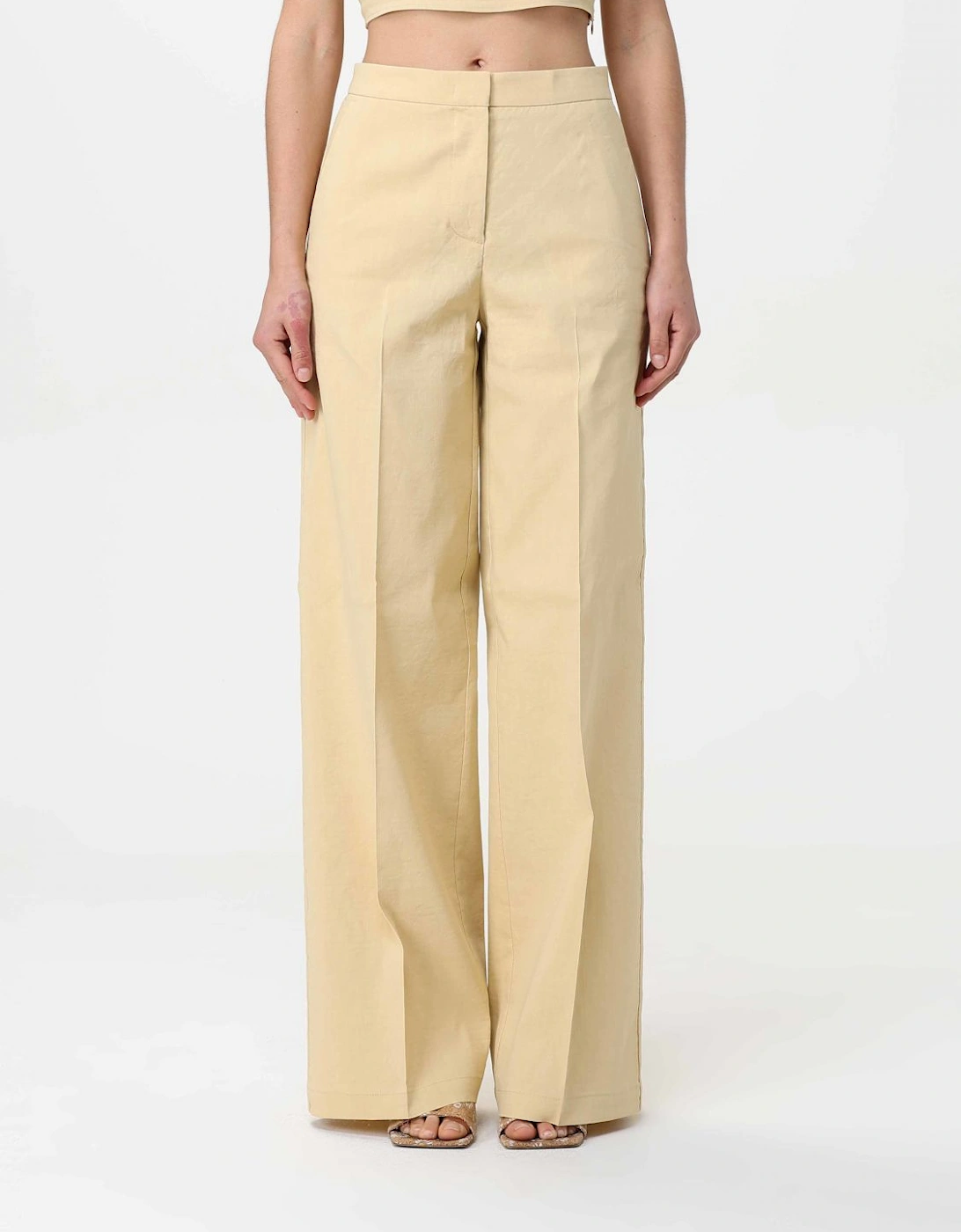 Wide Leg Cotton Pants