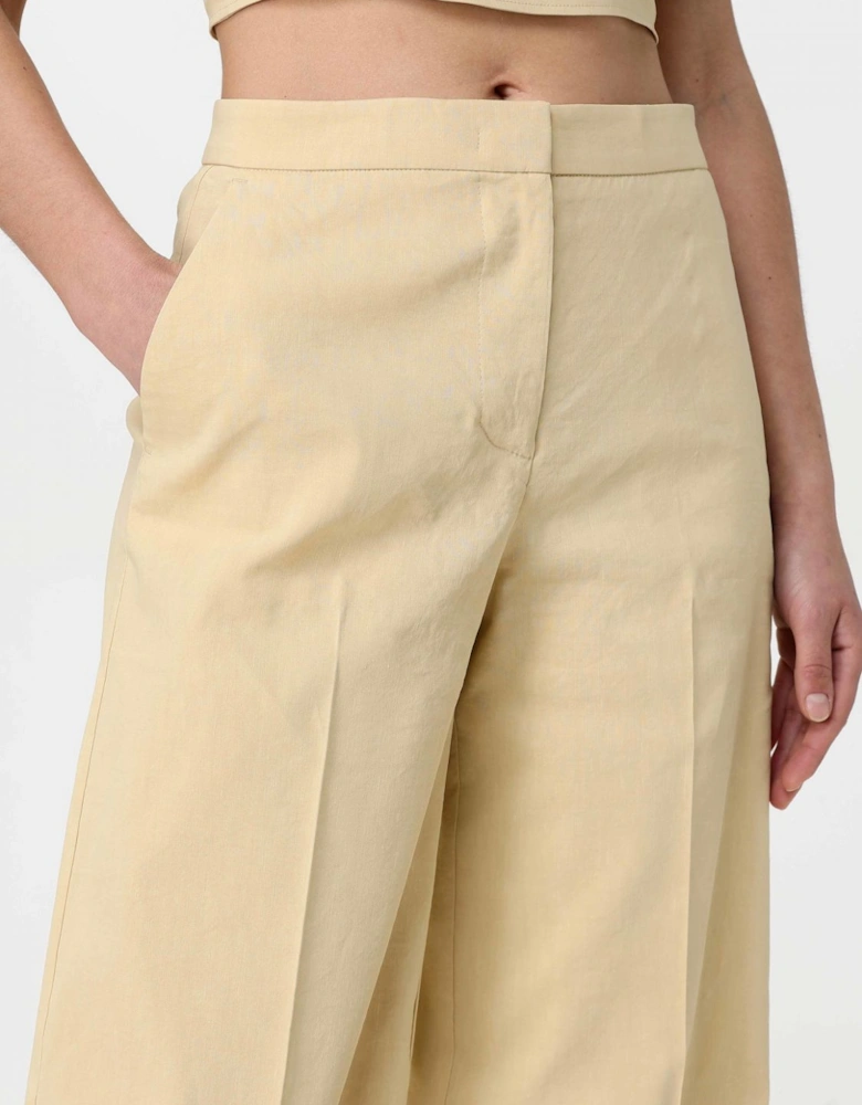 Wide Leg Cotton Pants