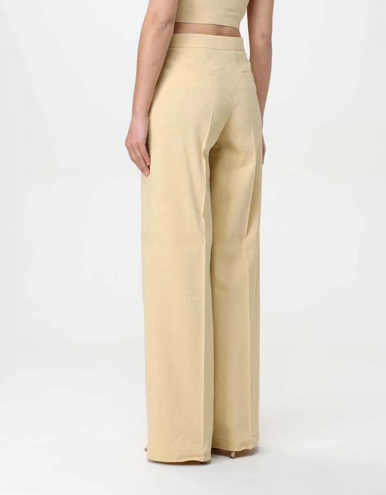 Wide Leg Cotton Pants