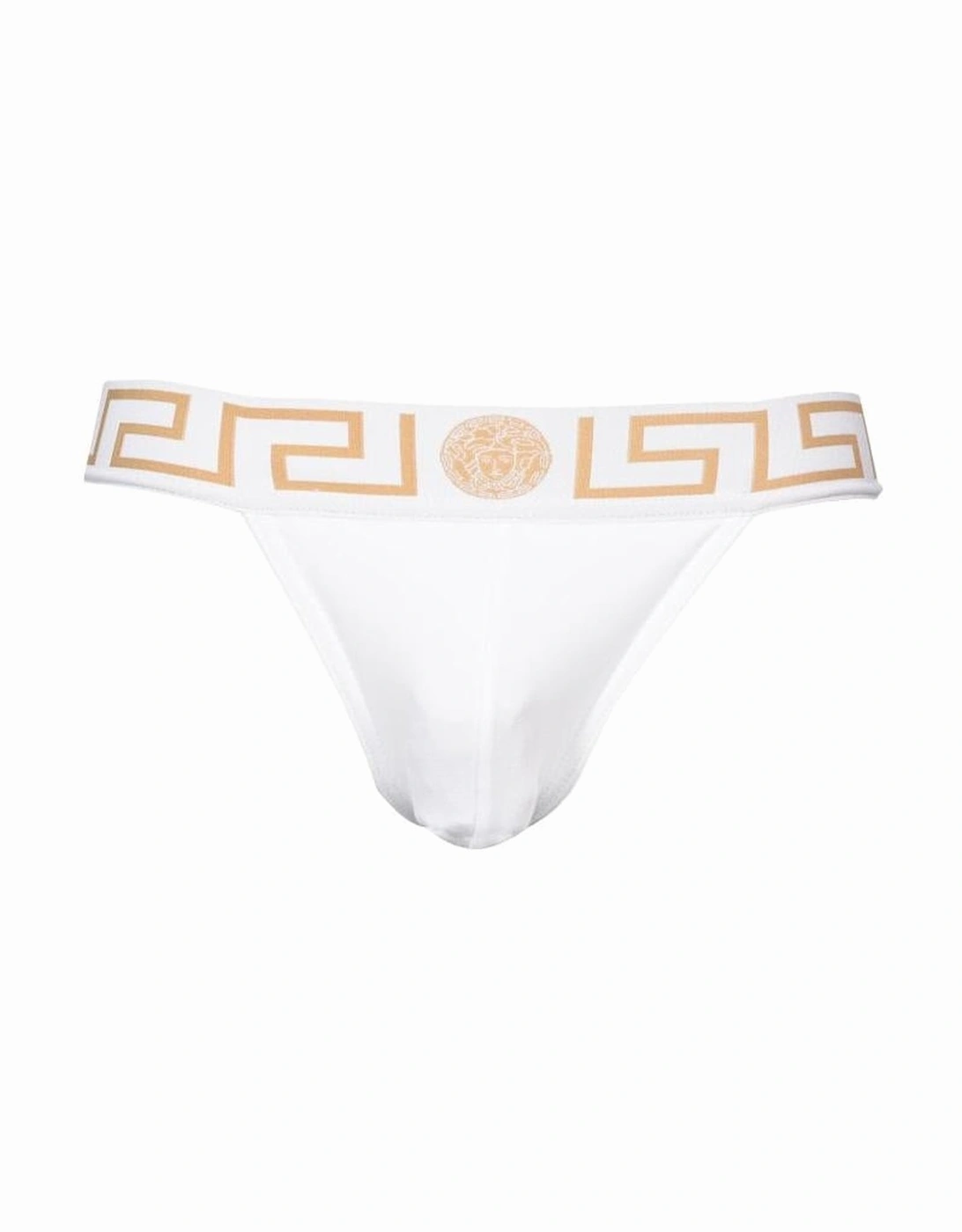 Greca Border Jockstrap, White, 4 of 3