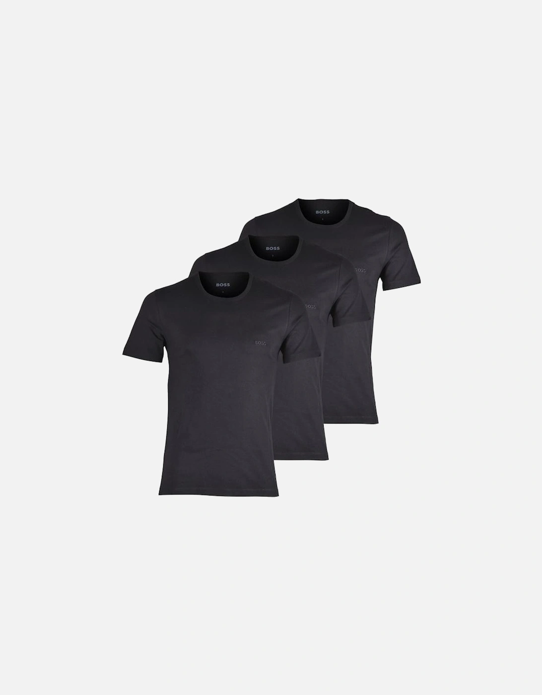 3-Pack Classic-Fit Crew-Neck T-Shirts, Black, 5 of 4