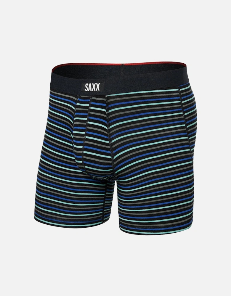 Vibe Xtra Super Soft Stripe Boxer Brief, Sport Blue