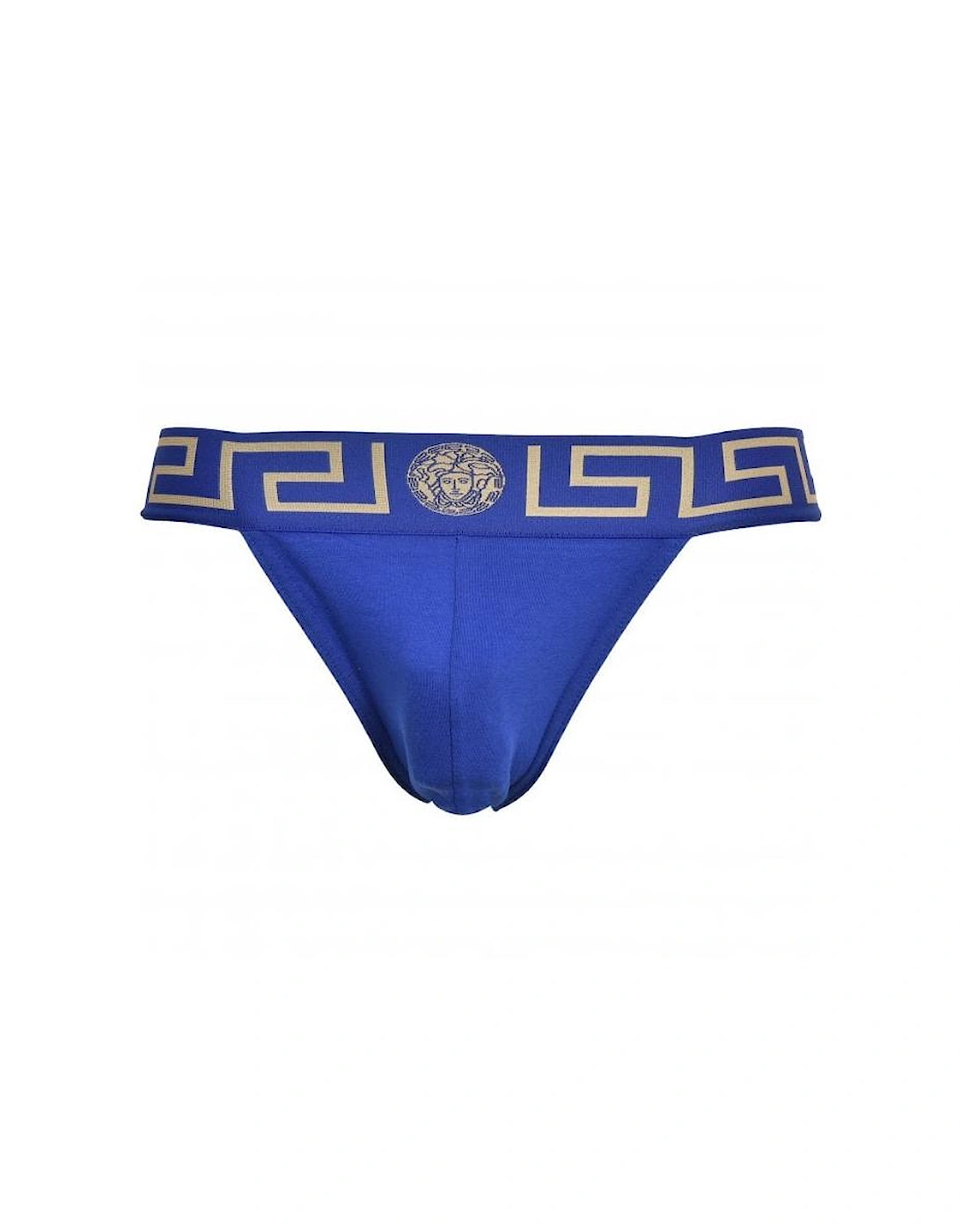 Greca Border Jockstrap, Blue, 4 of 3