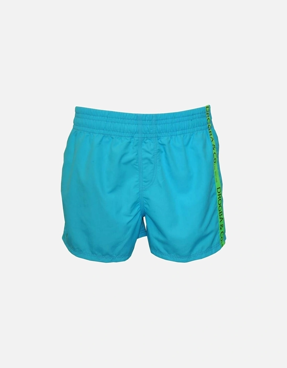 Beach Boxer Swim Shorts, Turquoise, 5 of 4