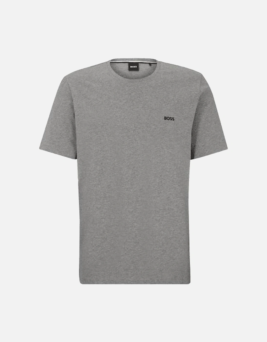 Luxe Jersey Crew-Neck T-Shirt, Medium Grey Melange, 2 of 1