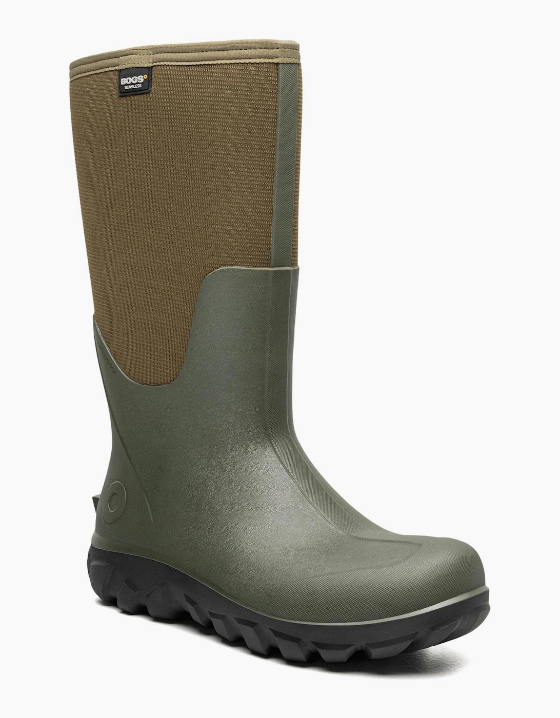 Bogs Men's Green Classic Seamless Tall Waterproof Wellies - Size: 10.5