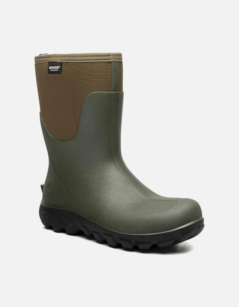 Mens Classic Seamless Mid Waterproof Wellies