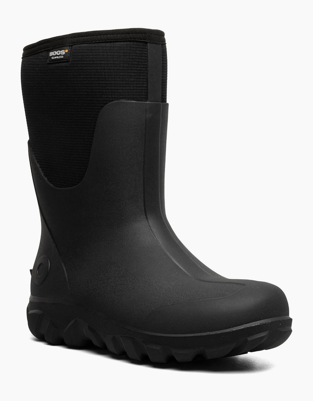 Bogs Men's BOGS Mens Classic Seamless Mid Waterproof Wellies - Black