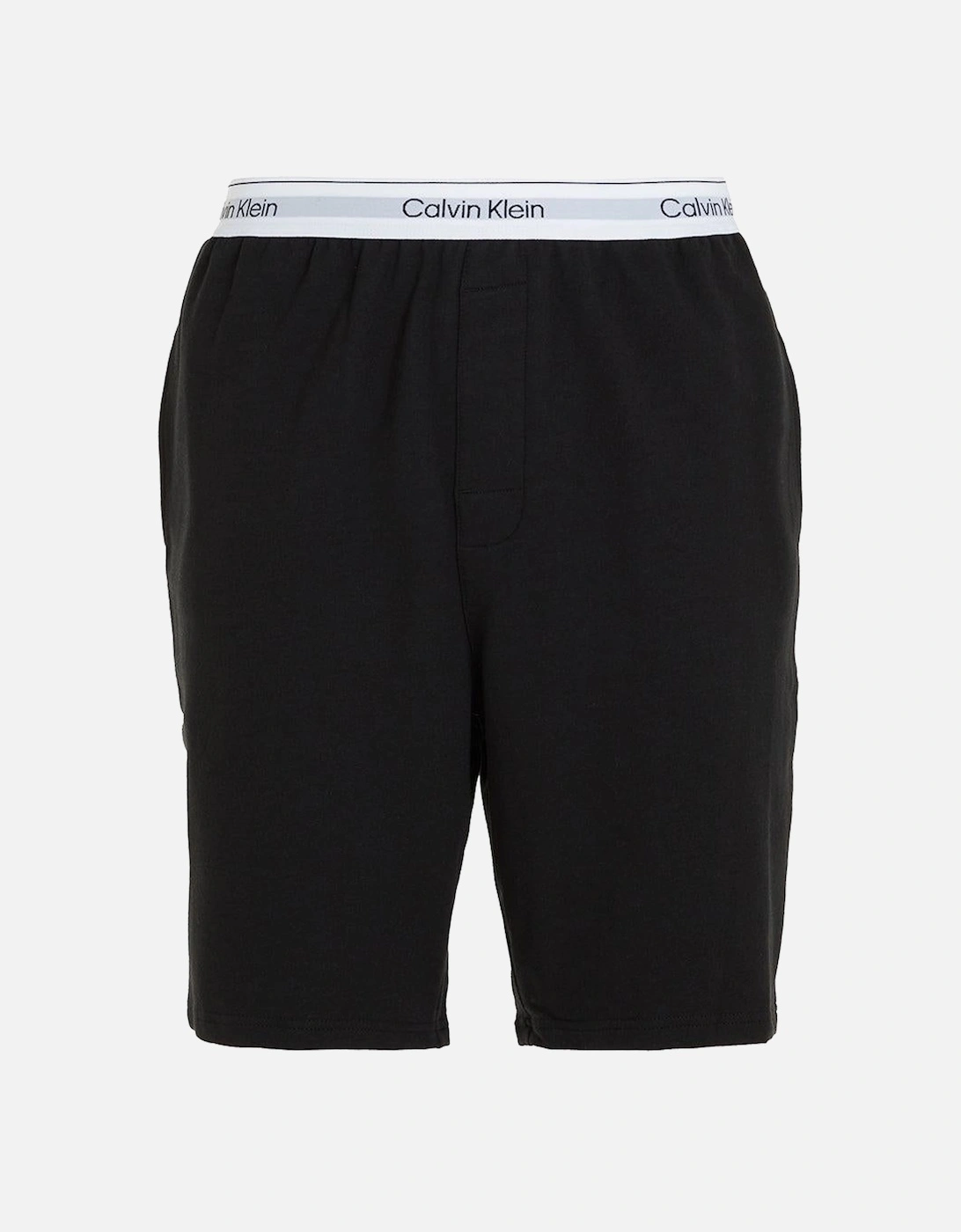 Modern Cotton Terry Lounge Shorts, Black, 7 of 6