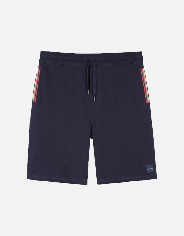 Jersey Cotton Lounge Shorts, Navy