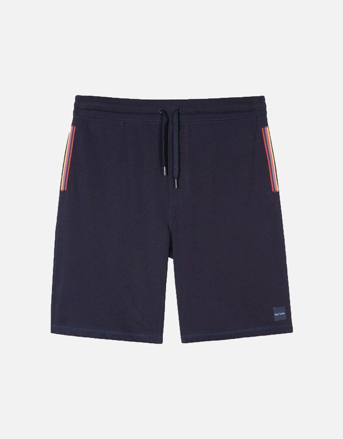 Jersey Cotton Lounge Shorts, Navy, 5 of 4