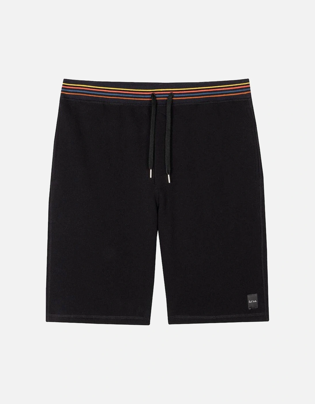 Artist Stripe Lounge Shorts, Black, 4 of 3