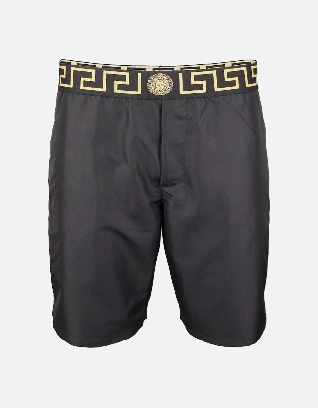 Greca Border Boardshorts, Black, 3 of 2