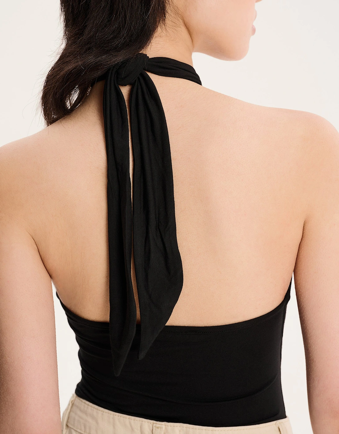 Nelson Halter Top in Black