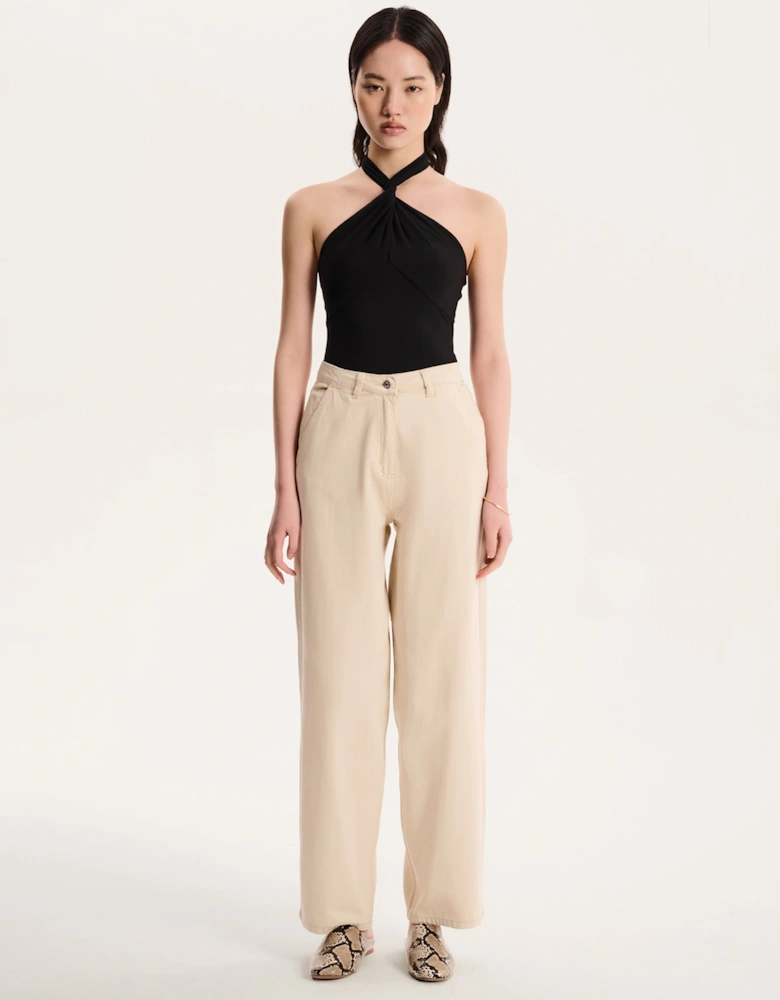 Nelson Halter Top in Black