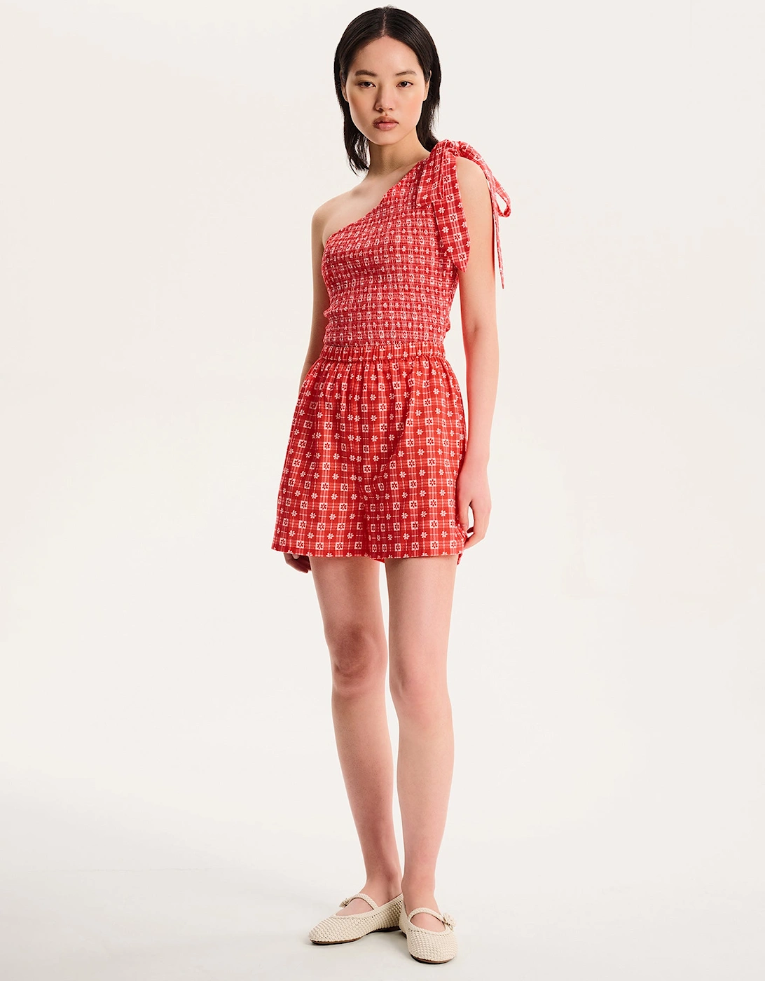 Joshua Gingham Floral Shorts, 7 of 6