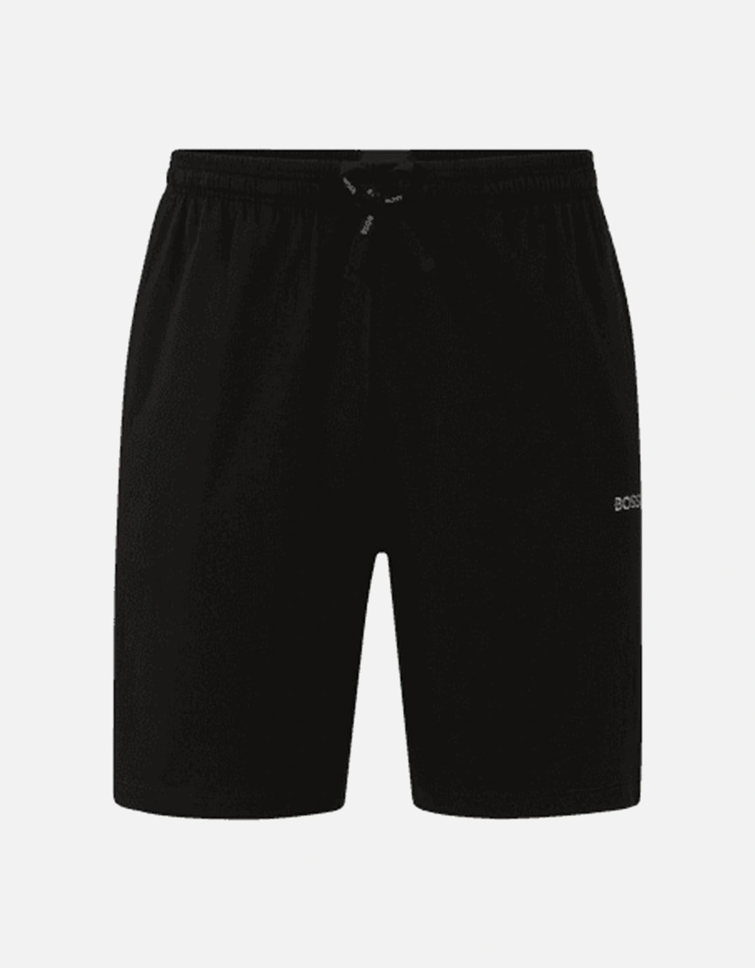 Stretch Cotton Lounge Shorts, Black, 6 of 5