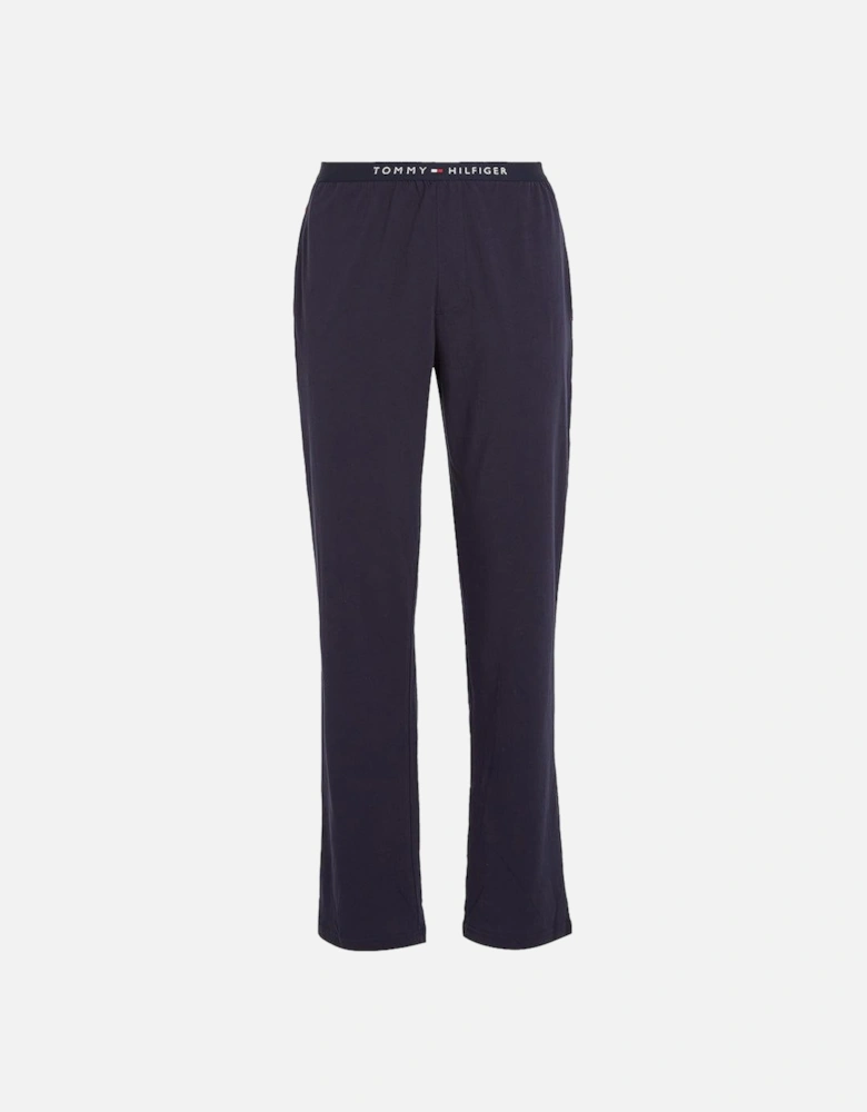 Logo Waistband Trousers, Navy