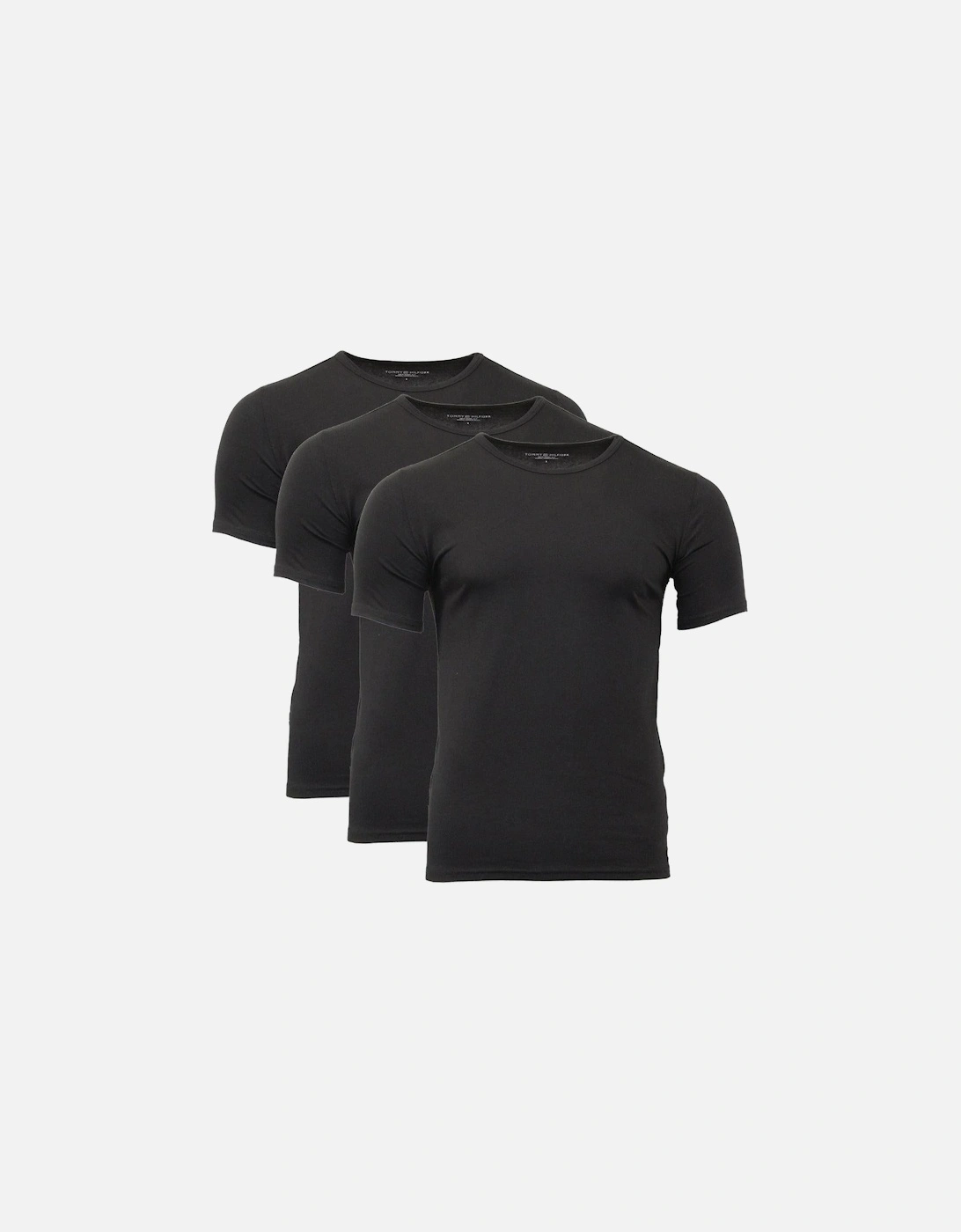 3-Pack Premium Essentials Stretch T-Shirts, Black, 5 of 4