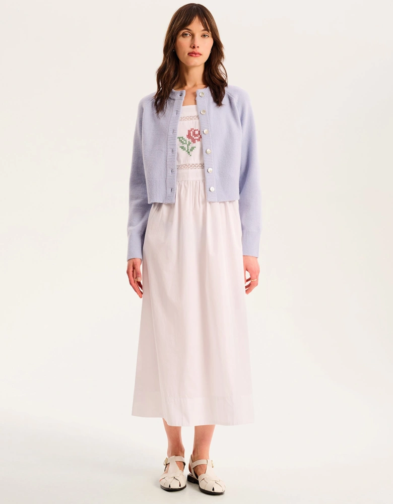 August Cardigan in Light Blue