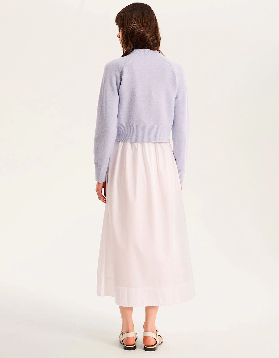 August Cardigan in Light Blue