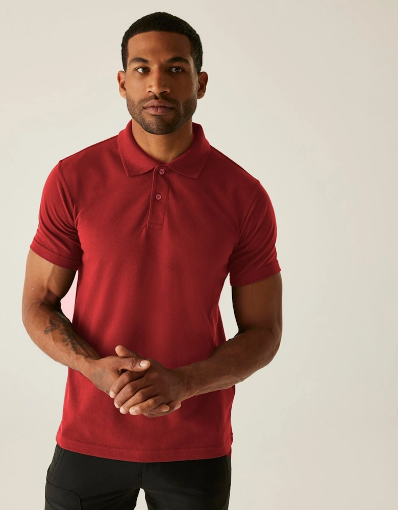 Professional Mens Pro 50/50 Pique Short Sleeve Polo Shirt