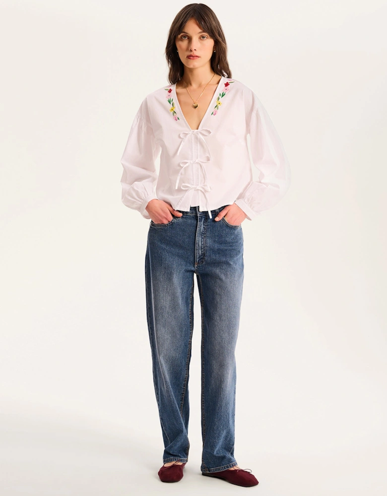 Annaka Blouse in White