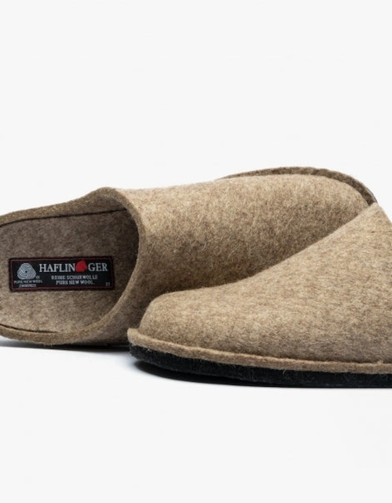 SOFT Womens Wool Slippers Taupe