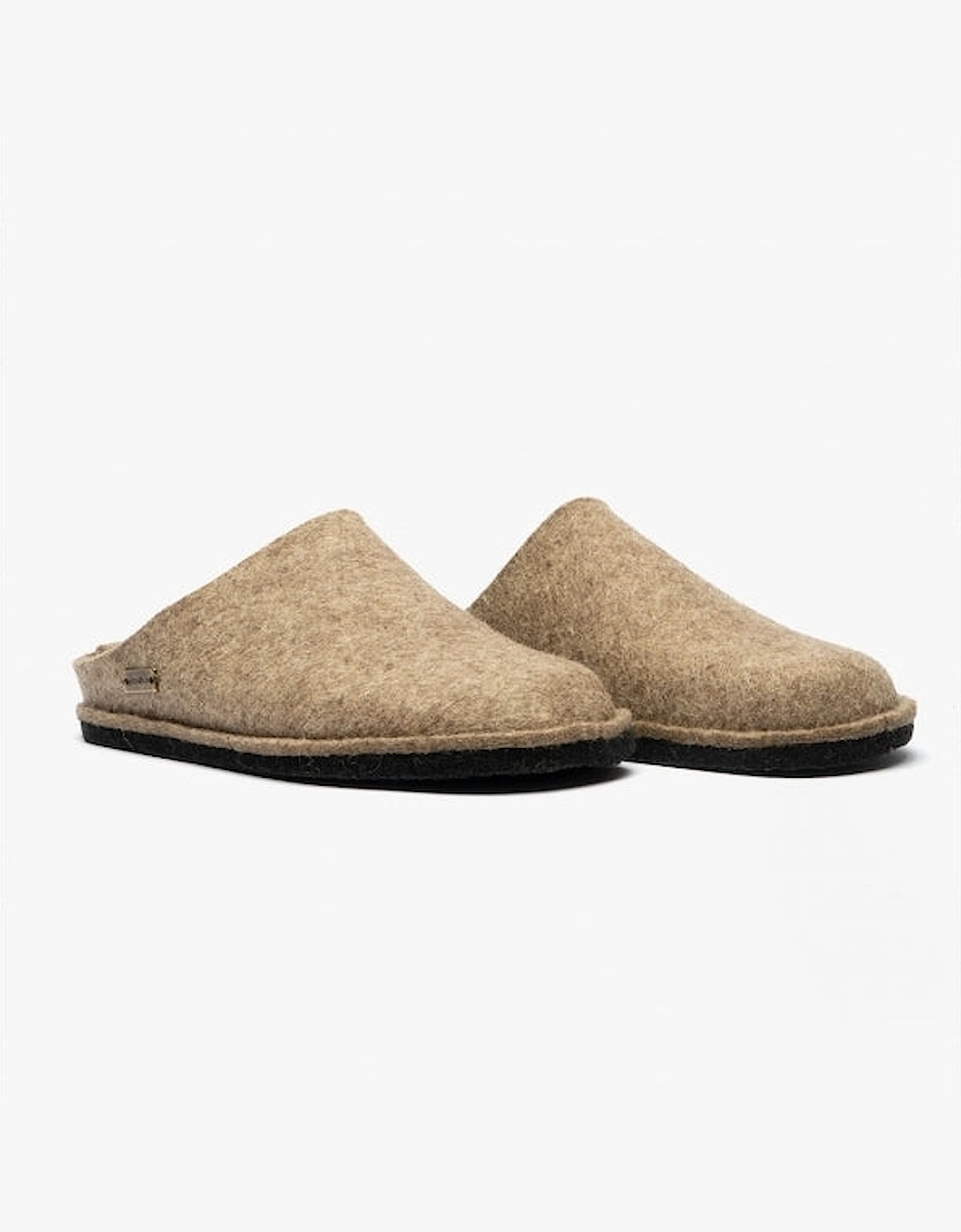 SOFT Womens Wool Slippers Taupe