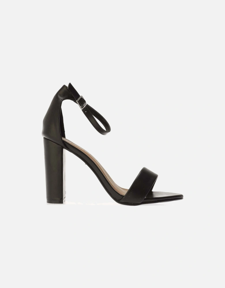 Barely There Strappy Block Heels