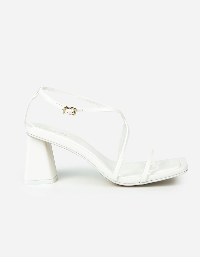 Strappy Block Heel Square Toe Sandals
