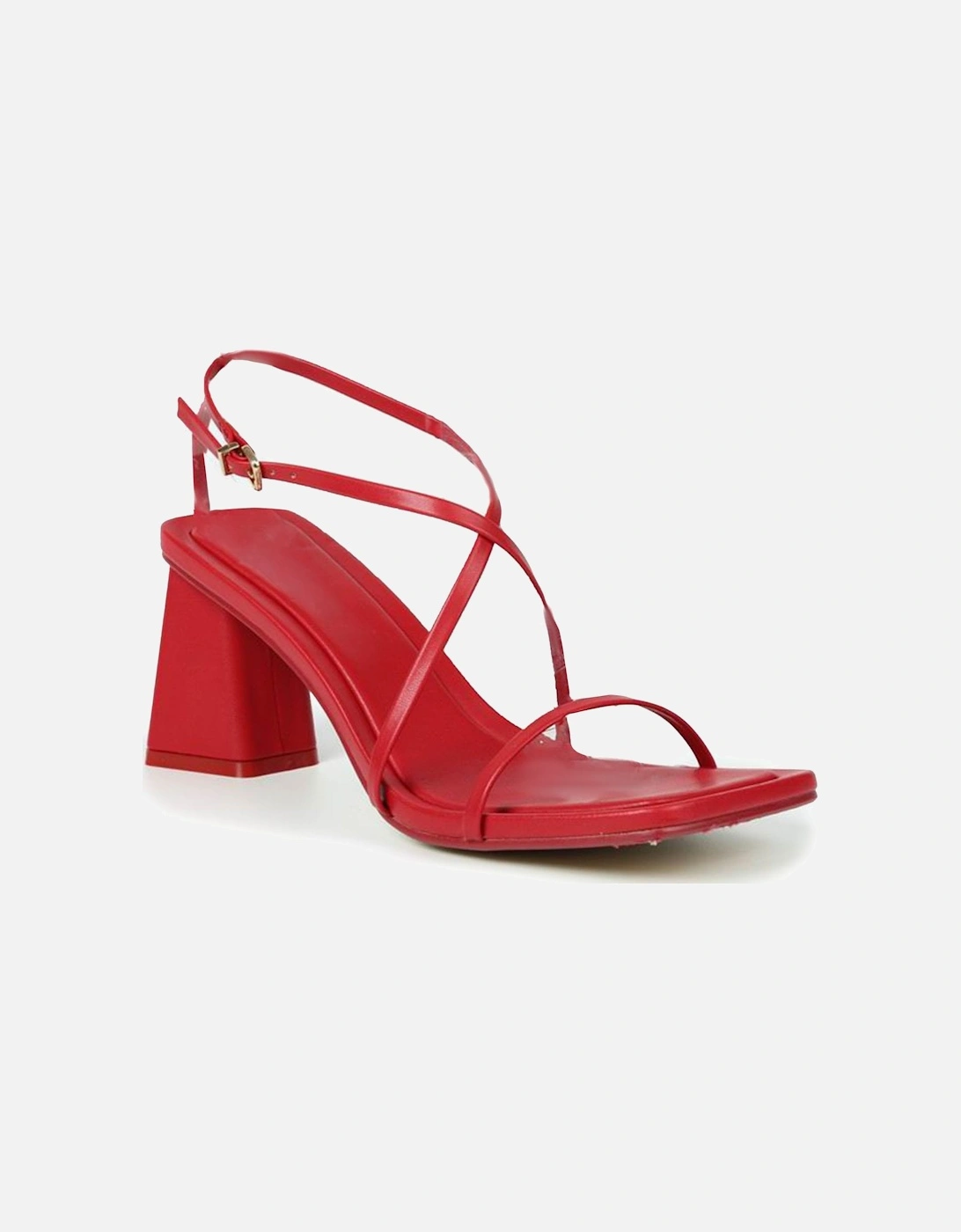 Strappy Block Heel Square Toe Sandals, 2 of 1