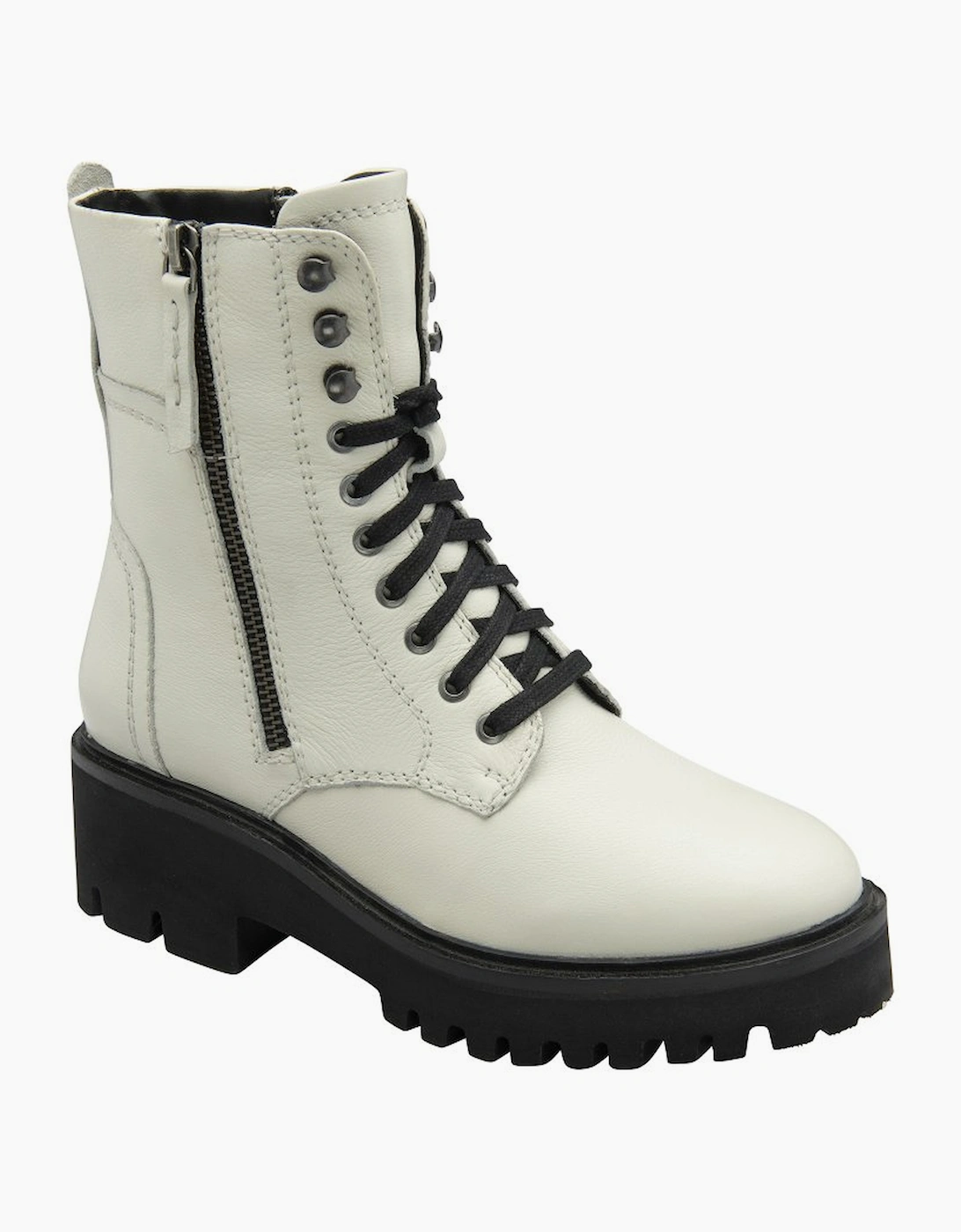 Ravel Women's Leith Womens Ankle Boots - White - Size: 5