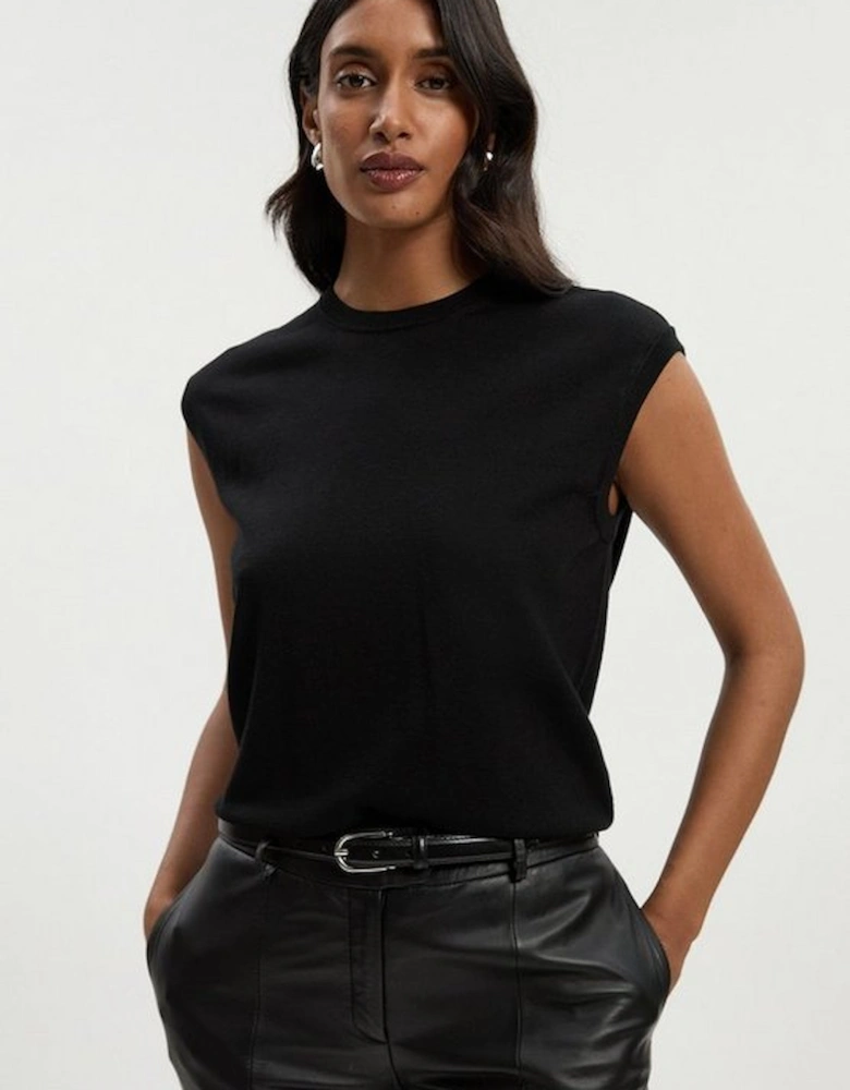 Viscose Blend Knit Top
