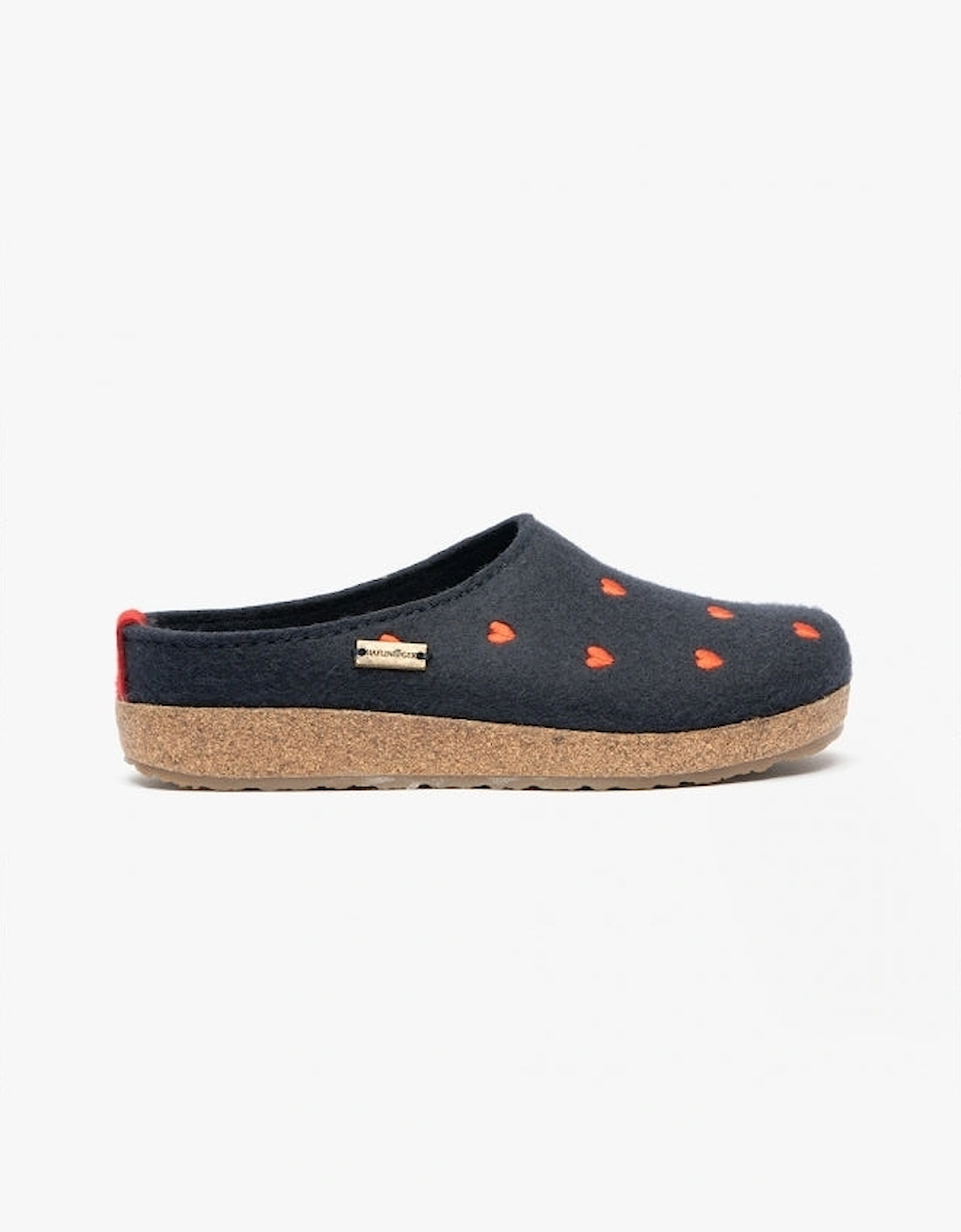 CUORICINI Womens Slippers Navy, 10 of 9
