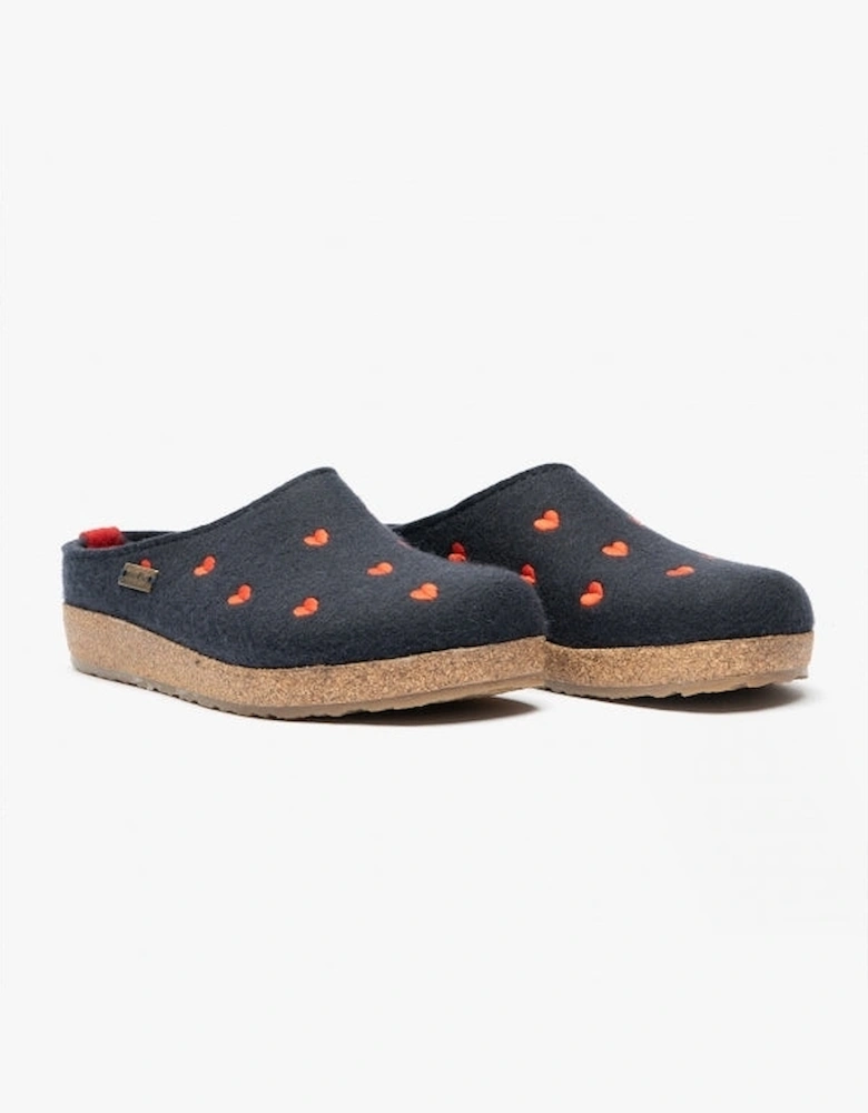 CUORICINI Womens Slippers Navy