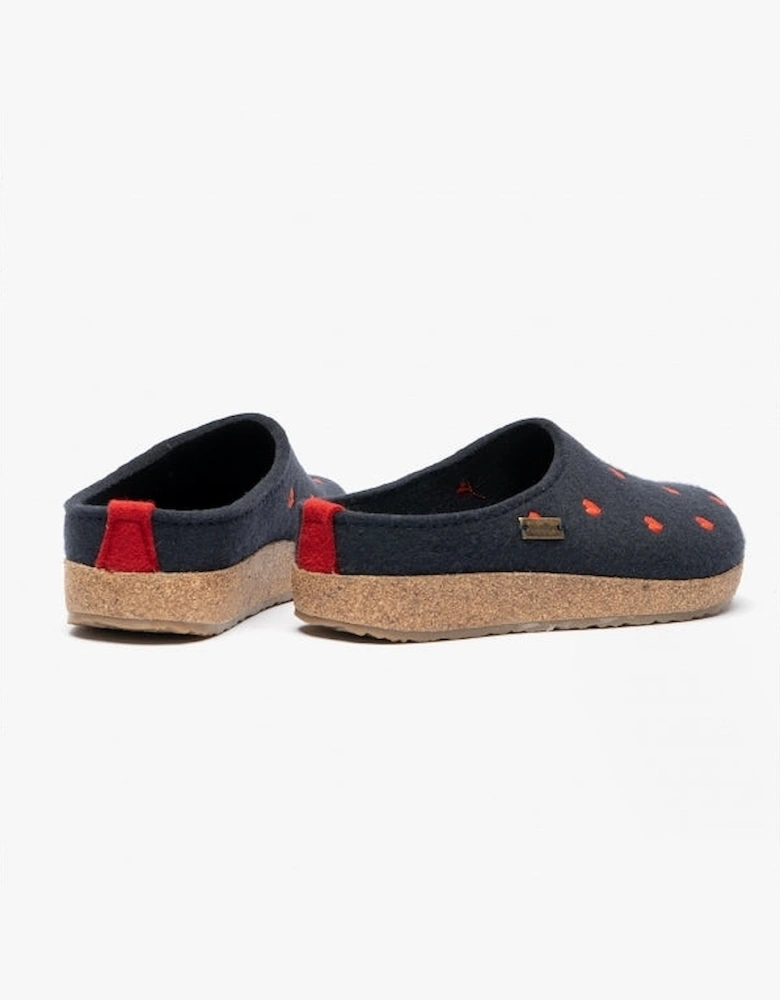 CUORICINI Womens Slippers Navy