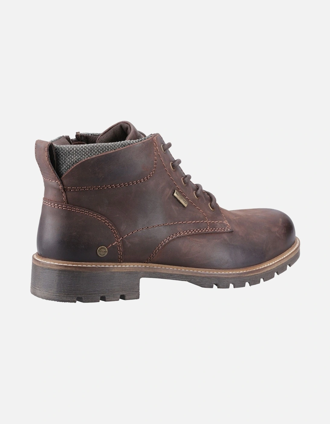 Moreton Leather Men's Brown Ankle Boots