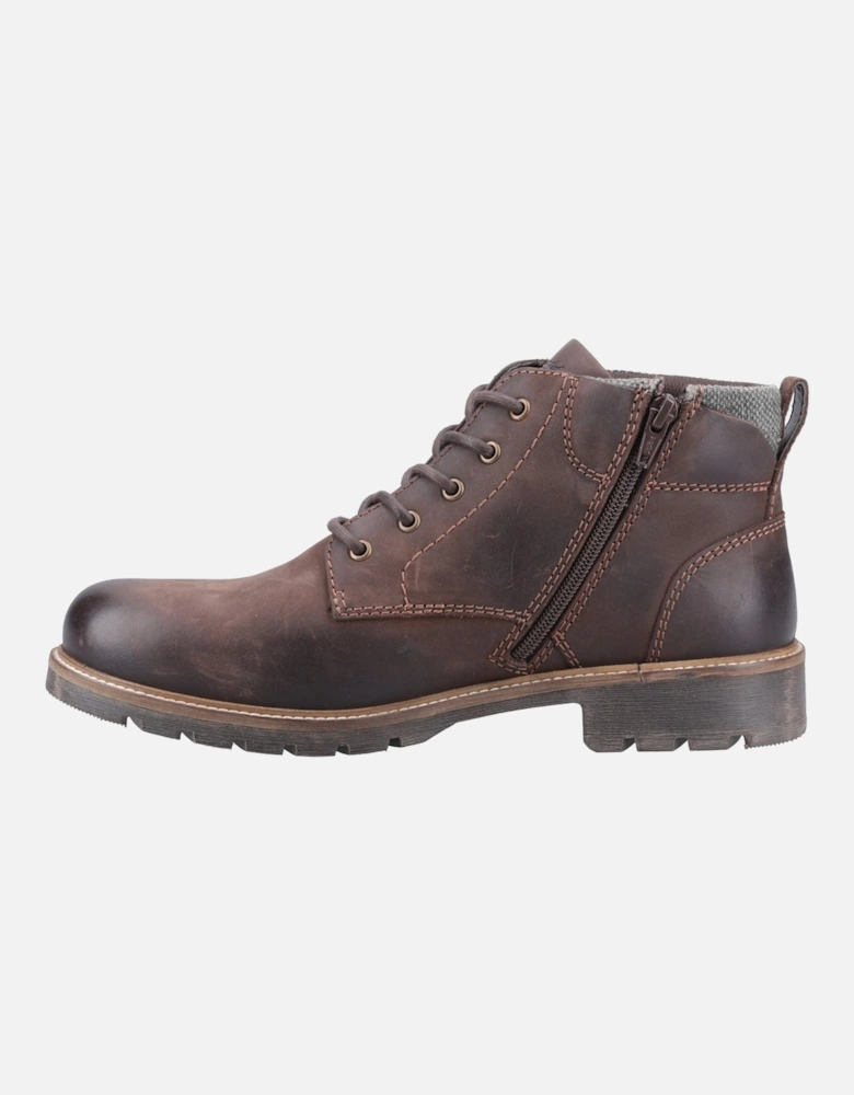 Moreton Leather Men's Brown Ankle Boots