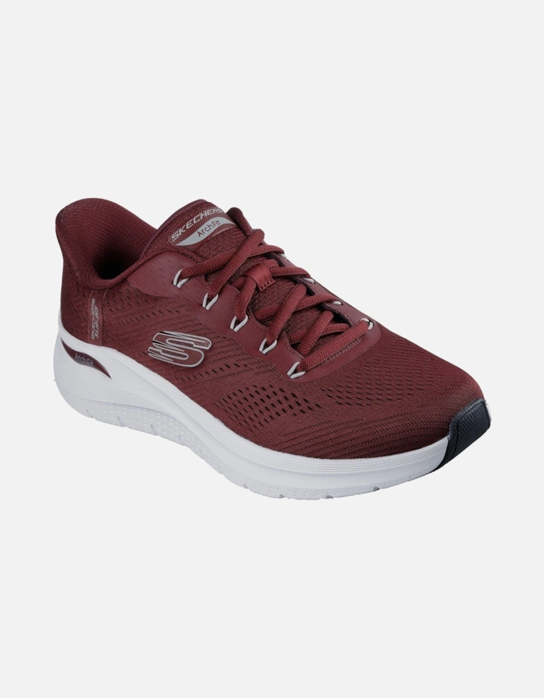 Arch Fit 2.0 Lestur Textile Men's Burgundy Trainers