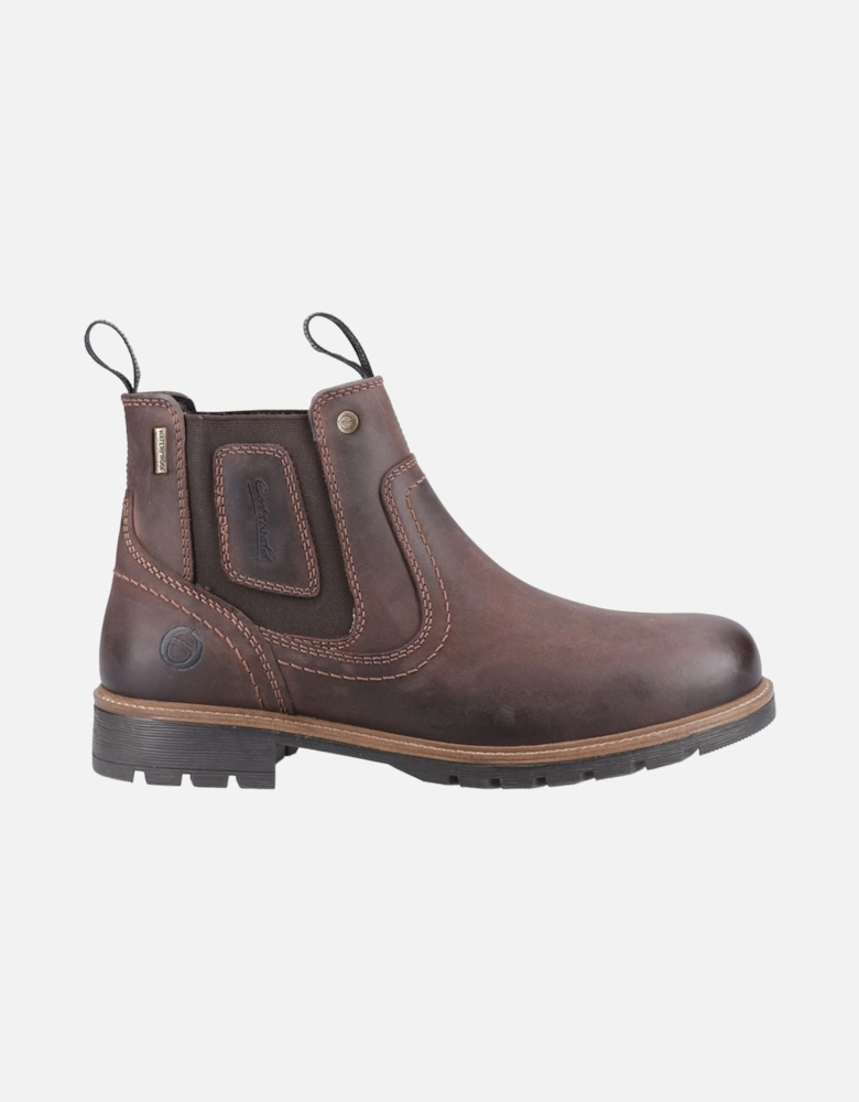 Chipping Leather Men's Brown Boots