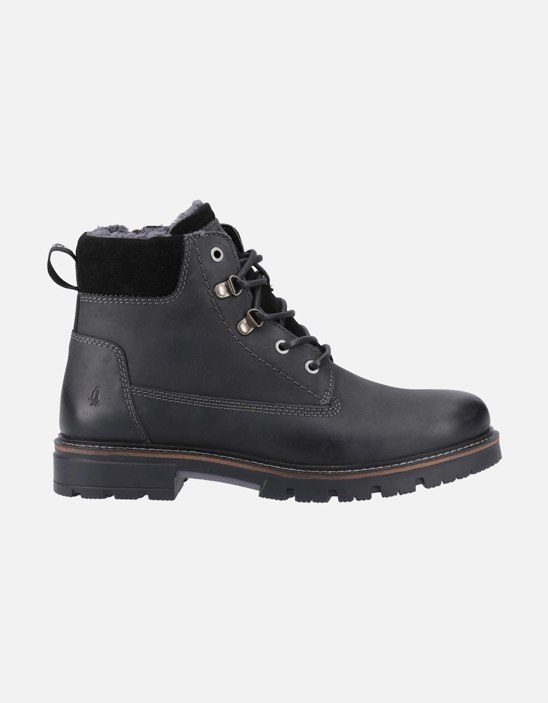 Pier Leather Men's Black Ankle Boots