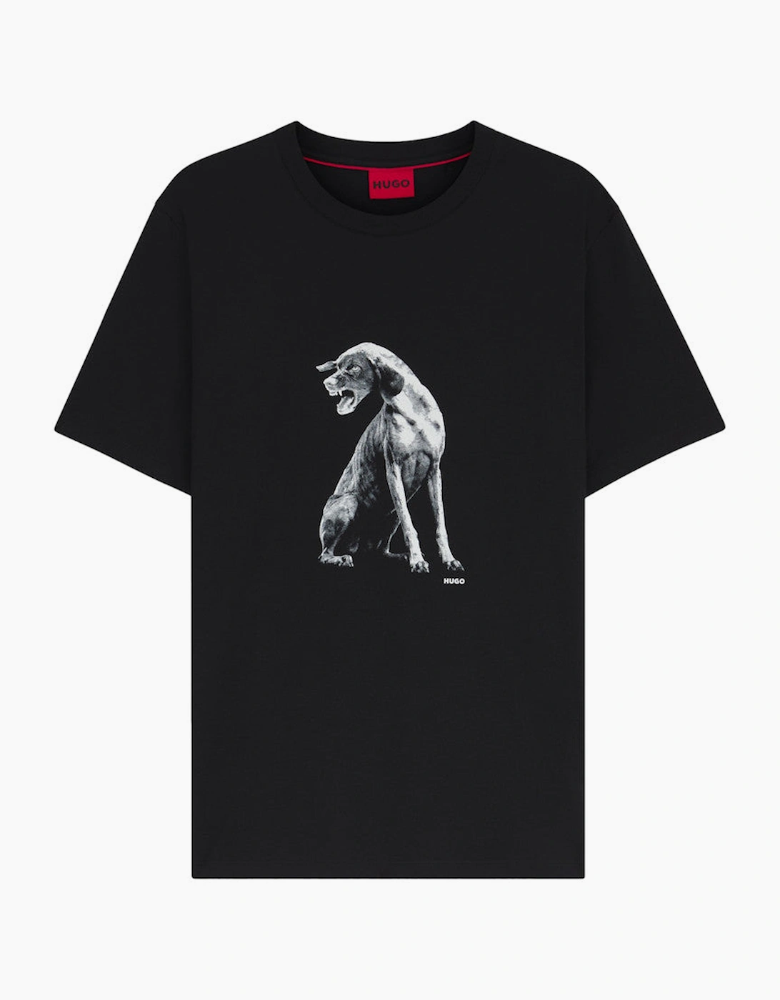 Men's HUGO Didug T-Shirt 002 Black - Size: 44