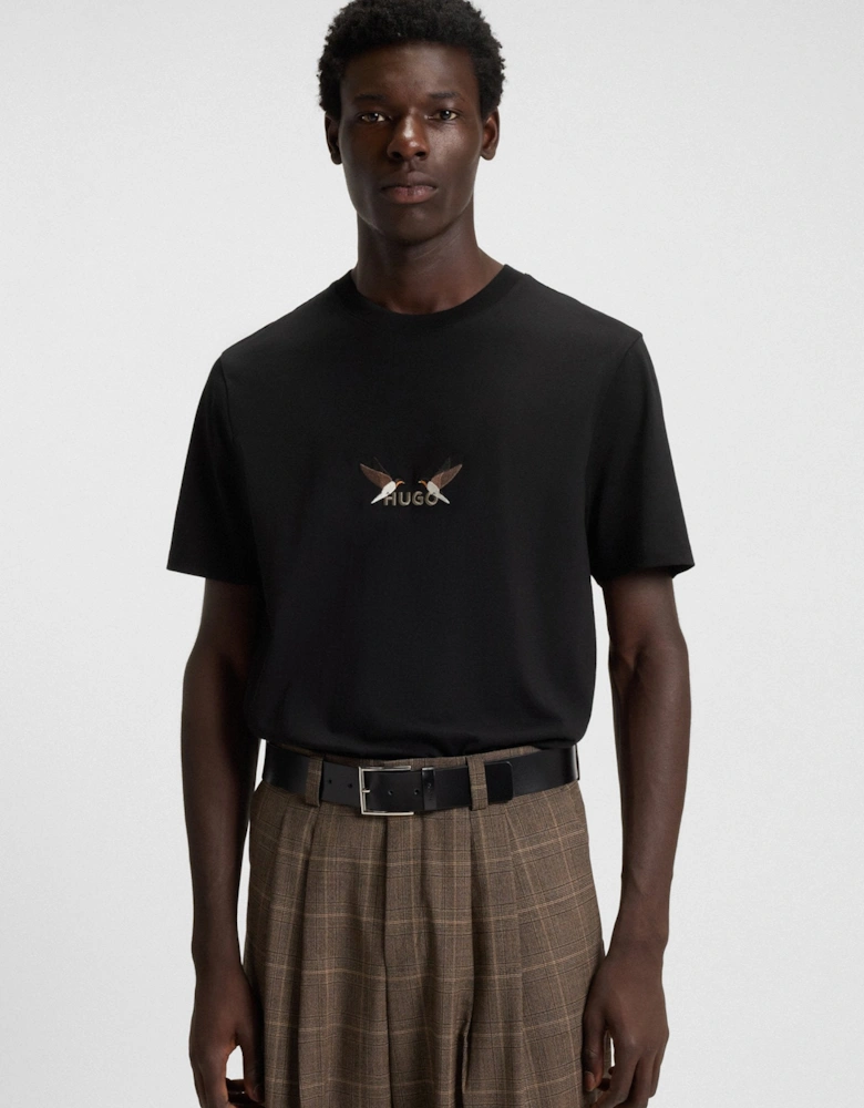 HUGO Dugolini T-Shirt 001 Black