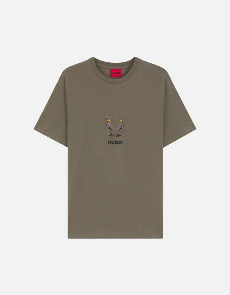 HUGO Dugolini T-Shirt 032 Medium Grey