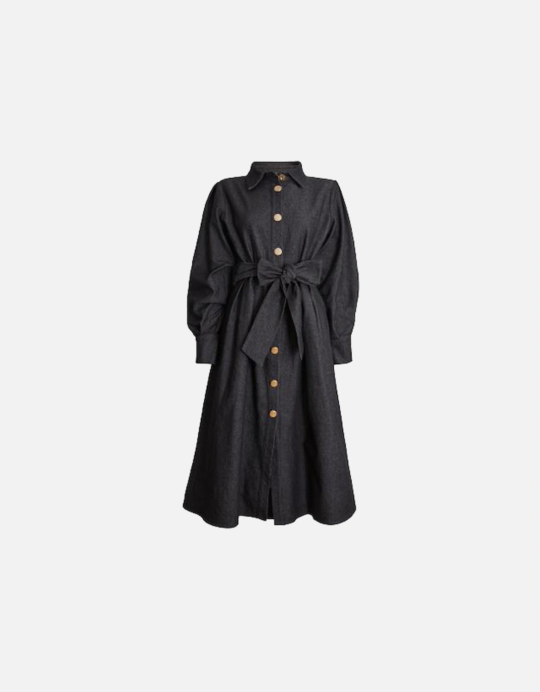 Denim Shirt Dress With Belt, 7 of 6